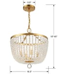 Crystorama - Rylee 16.5" Chandelier by Crystorama - Image 5