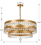 Crystorama - Perla 26" Chandelier by Crystorama - Image 2