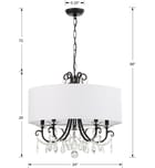 Crystorama - Othello 24" Chandelier by Crystorama - Image 6