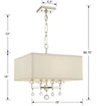 Crystorama - Paxton 16" Mini Chandelier by Crystorama - Image 2