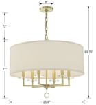Crystorama - Paxton 25.5" Chandelier by Crystorama - Image 3