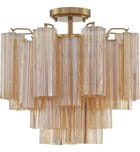 Crystorama - Addis 17.75" Semi Flush by Crystorama