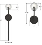 Crystorama - Aragon 10.75-Inch Wall Sconce by Crystorama - Image 3