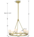 Crystorama - Aragon 24" Chandelier by Crystorama - Image 2