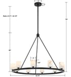 Crystorama - Aragon 34.75" Chandelier by Crystorama - Image 6