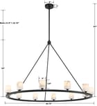 Crystorama - Aragon 46.75" Chandelier by Crystorama - Image 4
