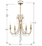 Crystorama - Arcadia 23.5" Chandelier by Crystorama - Image 3
