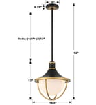 Crystorama - ATL-705-MK-TG - Atlas 16.5" Outdoor Pendant by Crystorama - Image 8