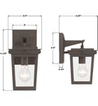 Crystorama - Belmont 11.25-Inch Outdoor Wall Sconce by Crystorama - Image 3