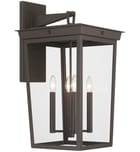 Crystorama - Belmont 26-Inch Outdoor Wall Sconce by Crystorama