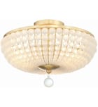Crystorama - Bella 15.75" Semi Flush by Crystorama