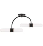 Crystorama - CAP-8514-MK-TG - Capsule 34.25" Semi-Flush Mount by Crystorama - Image 6