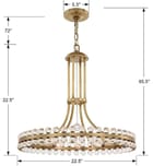 Crystorama - Clover 22.5" Chandelier by Crystorama - Image 2