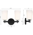 Crystorama - Colton 14.75" Wall Sconce by Crystorama - Image 5