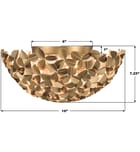 Crystorama - COR-7100-SG - Cora 16-Inch Flush Mount by Crystorama - Image 3