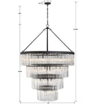 Crystorama - Emory 40" Chandelier by Crystorama - Image 4