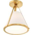 Crystorama - Fulton 9.25" Semi-Flush Mount by Crystorama - Image 6