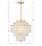 Crystorama - Gabrielle 18" Chandelier by Crystorama - Image 2