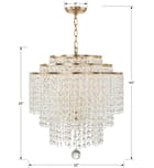Crystorama - Gabrielle 22" Chandelier by Crystorama - Image 2