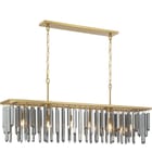 Crystorama - GEM-7007-MG-SS - Gemma 52-Inch Chandelier by Crystorama