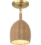 Crystorama - JAC-10502-SG_CEILING - Jace 6" Semi-Flush Mount by Crystorama
