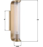 Crystorama - Jarvis 18" Wall Sconce by Crystorama - Image 2