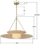 Crystorama - JNP-10543-SG - Janipher 29.5-Inch Chandelier by Crystorama - Image 3