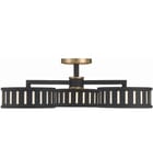 Crystorama - KEN-8300-VG-BF - Kendal 29.25" Semi Flush by Crystorama - Image 3