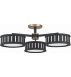 Crystorama - KEN-8300-VG-BF - Kendal 29.25" Semi Flush by Crystorama - Image 4