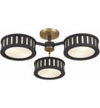Crystorama - KEN-8300-VG-BF - Kendal 29.25" Semi Flush by Crystorama - Image 7