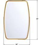 Crystorama - Lindee 36" Mirror by Crystorama - Image 2