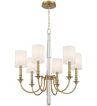 Crystorama - LLO-486-AG - Lloyd 26" Chandelier by Crystorama