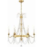 Crystorama - MAI-18606-GA - Maizey 28" Chandelier by Crystorama