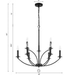 Crystorama - Mila 28" Chandelier by Crystorama - Image 2