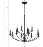 Crystorama - Mila 32" Chandelier by Crystorama - Image 5