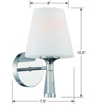Crystorama - Ramsey 10.5" Wall Sconce by Crystorama - Image 2