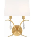 Crystorama - ROL-18802-GA - Rollins 14" Wall Sconce by Crystorama