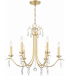 Crystorama - ROL-18816-GA - Rollins 28" Chandelier by Crystorama