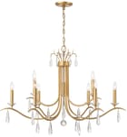Crystorama - ROL-18819-GA - Rollins 40" Chandelier by Crystorama - Image 5