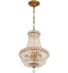 Crystorama - ROS-A1006-AG-CL-MWP - Roslyn 12-Inch Chandelier by Crystorama - Image 6