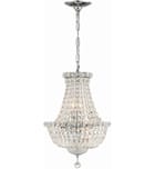 Crystorama - ROS-A1006-CH-CL-MWP - Roslyn 12" Mini Chandelier by Crystorama