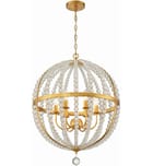 Crystorama - ROX-A9006-GA - Roxy 22" Chandelier by Crystorama - Image 4