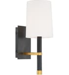 Crystorama - WES-9901-BK-GA - Weston 14.5" Wall Sconce by Crystorama - Image 4