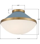 Crystorama - Xander 16.25" Flush Mount by Crystorama - Image 2