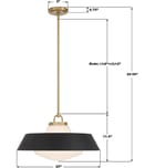 Crystorama - Xander 20-Inch Pendant by Crystorama - Image 3