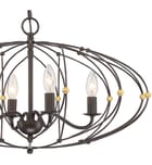 Crystorama - ZUC-A9034-EB-GA - Zucca 24.5" Chandelier by Crystorama - Image 2