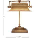 Currey & Company - 6000-0758 - Malvasia 19" Desk Lamp by Currey & Company - Image 2