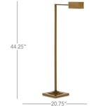 Currey & Company - Ruxley 44.25" Floor Lamp by Currey & Company - Image 2