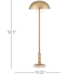 Currey & Company - 8000-0151 - Miles 58.5" Floor Lamp by Currey & Company - Image 4