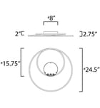 ET2 - Cycle 24.5" Flush Mount by ET2 - Image 2